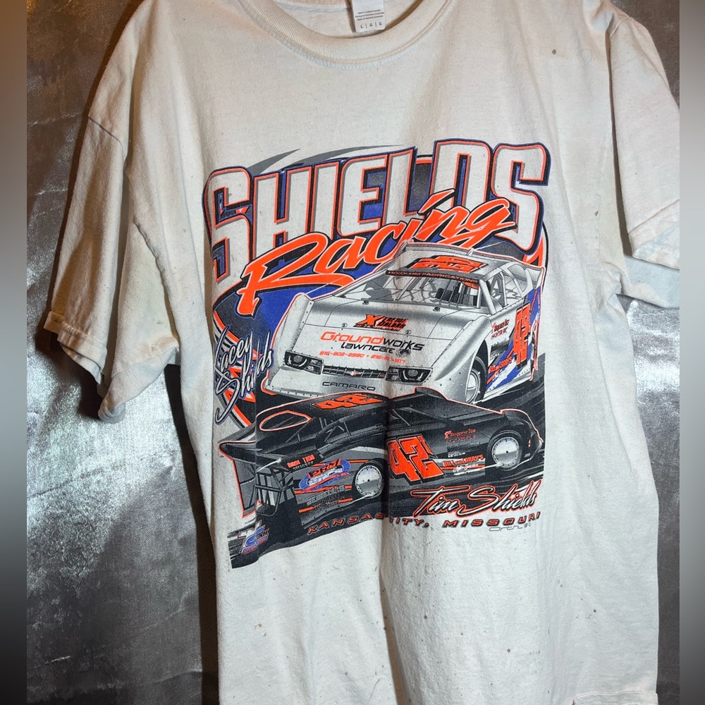 Vintage Racing T Shirt Size Large